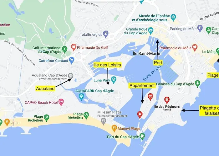 Appartement La Brigantine 592, Superbe Vue Pour Ce T2 Avec Piscine.